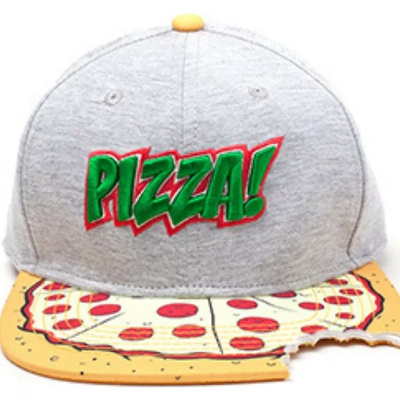 difuzed-flat-brim-pizza-teenage-mutant-ninja-turtles-grey-snapback-cap