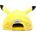 difuzed-flat-brim-pikachu-plush-pokemon-yellow-snapback-cap