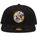 gorra-plana-negra-snapback-t-rex-dinosaurio-jurassic-park-de-difuzed