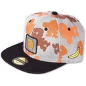 difuzed-flat-brim-donkey-kong-super-mario-bros-grey-and-black-snapback-cap