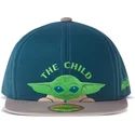 gorra-plana-azul-y-gris-snapback-para-nino-grogu-baby-yoda-the-child-the-mandalorian-star-wars-de-difuzed