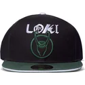 gorra-plana-negra-y-verde-snapback-loki-marvel-comics-de-difuzed