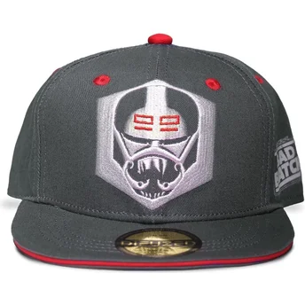 Gorra plana gris snapback para niño Wrecker The Bad Batch Star Wars de Difuzed