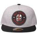 gra-och-svart-snapback-flat-keps-for-pojke-hunter-the-bad-batch-clone-force-star-wars-av-difuzed