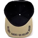 casquette-plate-noire-et-marron-snapback-krombopulos-michael-rick-et-morty-difuzed