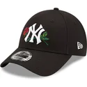 new-era-curved-brim-9forty-rose-new-york-yankees-mlb-black-adjustable-cap