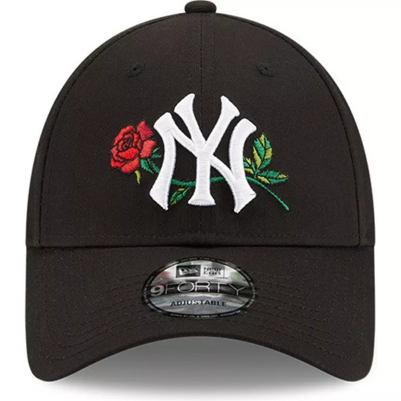 New York Yankees Rose 5 Panel Black snapback — Gallery