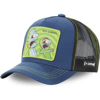 Gorra trucker azul marino PSY1 Rick y Morty de Capslab