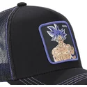 schwarze-trucker-kappe-fur-kinder-son-goku-ultra-instinct-kidult4-dragon-ball-von-capslab