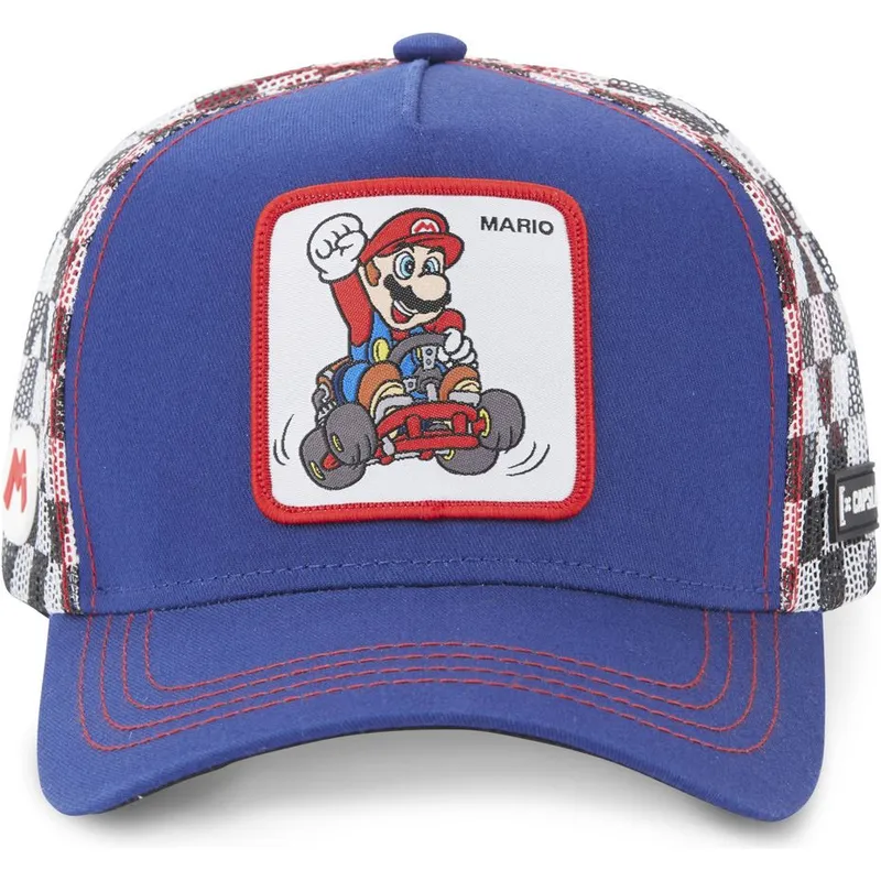 Gorra trucker blanca, roja y negra Mario SMB MAR Super Mario Bros. de  Capslab