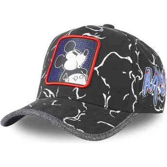 Casquette courbée noire ajustable Mickey Mouse TAG MIC4 Disney Capslab