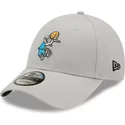 new-era-curved-brim-9forty-character-sports-looney-tunes-bugs-bunny-grey-adjustable-cap