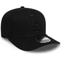 gorra-curva-negra-snapback-con-logo-negro-9fifty-stretch-snap-tonal-de-los-angeles-dodgers-mlb-de-new-era