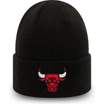 Gorro negro Essential Cuff de Chicago Bulls NBA de New Era