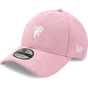 casquette-courbee-rose-ajustable-9forty-terry-cloth-manchester-united-football-club-premier-league-new-era