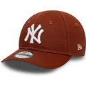 new-era-curved-brim-toddler-9forty-league-essential-new-york-yankees-mlb-brown-adjustable-cap