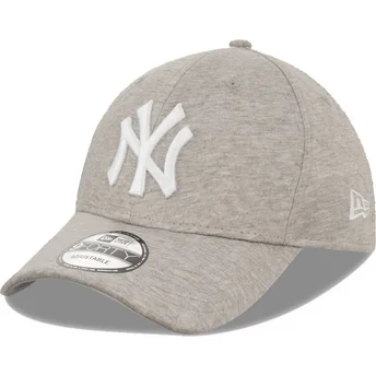 gorra-curva-gris-ajustable-9forty-jersey-de-new-york-yankees-mlb-de-new-era