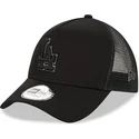 czapka-trucker-czarna-z-czarnym-logo-9forty-a-frame-los-angeles-dodgers-mlb-new-era