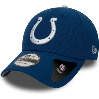 Regulowana czapka z zakrzywionym daszkiem 9FORTY The League Indianapolis Colts NFL od New Era w kolorze niebiesko-białym
