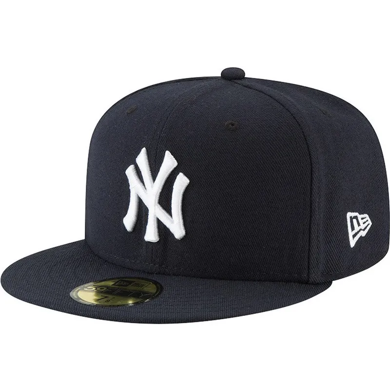 marineblaue-angepasste-59fifty-ac-perf-flatcap-der-new-york-yankees-mlb-von-new-era