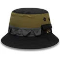 new-era-panelled-adventure-black-and-green-bucket-hat