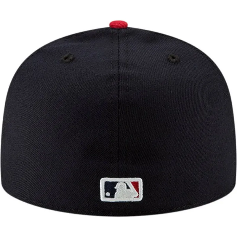 granatowo-czerwona-dopasowana-czapka-z-daszkiem-59fifty-ac-perf-atlanta-braves-mlb-new-era