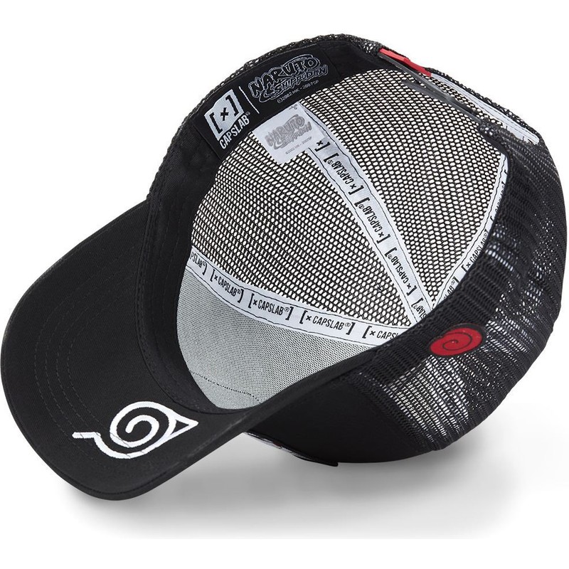 Capslab Kakashi Hatake KAK2 Naruto Black Trucker Hat Caphunters.ca