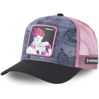 Gorra trucker negra y rosa Hisoka Morow HIS2 Hunter x Hunter de Capslab