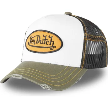 Trucker-Cap weiß, schwarz und grün SUM YEL von Von Dutch