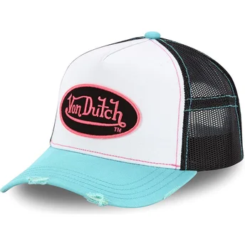 Καπέλο trucker λευκό, μαύρο και μπλε SUM PNK από Von Dutch