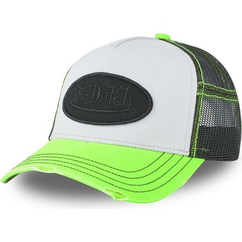Von Dutch SUM COL White, Black and Green Trucker Hat