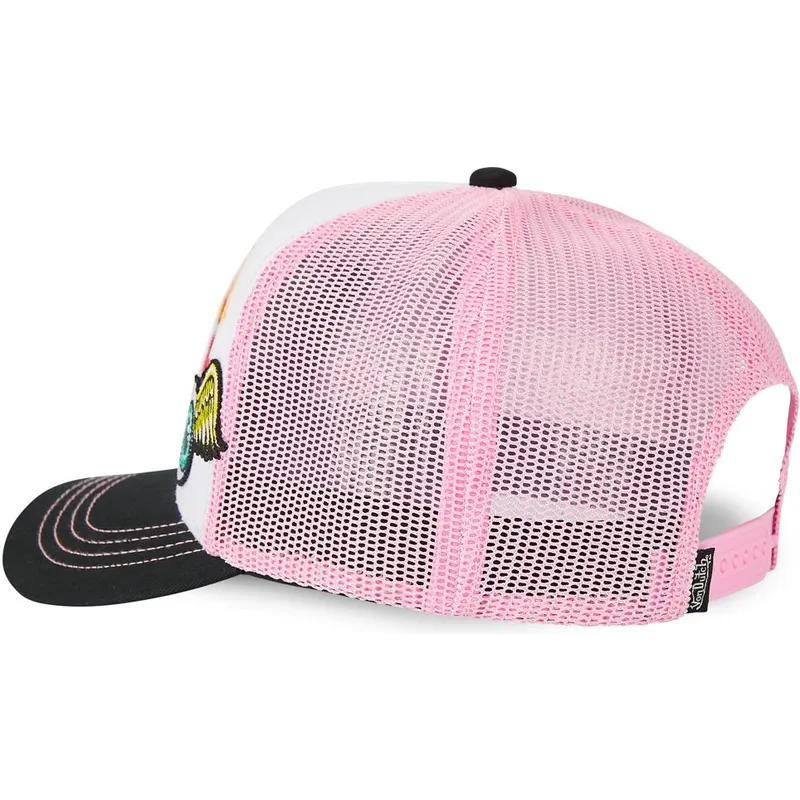weisse-rosa-und-schwarze-trucker-kappe-pat-pin-von-von-dutch