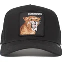 gorra-trucker-negra-dientes-de-sable-the-sabertooth-tiger-the-farm-de-goorin-bros