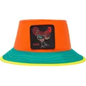 bucket-naranja-azul-y-amarillo-gallo-cock-gallo-de-la-playa-the-farm-de-goorin-bros