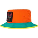 bucket-naranja-azul-y-amarillo-gallo-cock-gallo-de-la-playa-the-farm-de-goorin-bros