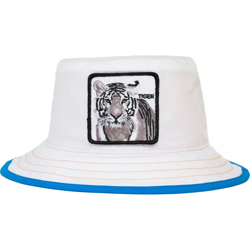 Goorin Bros. Tigre Libre Unisex Bucket Hat - White - L