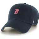 gebogene-marineblau-verstellbare-kappe-clean-up-base-runner-von-boston-red-sox-mlb-von-47-brand