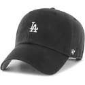 gorra-curva-negra-ajustable-clean-up-base-runner-de-los-angeles-dodgers-mlb-de-47-brand