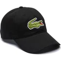 gorra-curva-negra-ajustable-contrast-strap-oversized-crocodile-de-lacoste