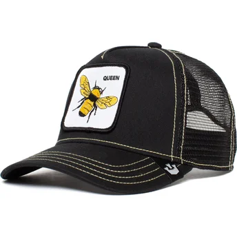 Czarna czapka trucker z pszczołą Queen Bee od Goorin Bros.