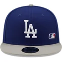 gorra-plana-azul-y-gris-snapback-9fifty-team-arch-de-los-angeles-dodgers-mlb-de-new-era