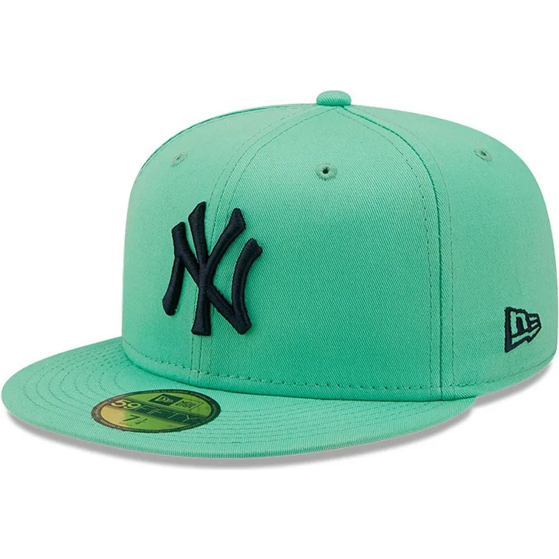 gorra-plana-azul-ajustada-con-logo-azul-marino-59fifty-league-essential-de-new-york-yankees-mlb-de-new-era