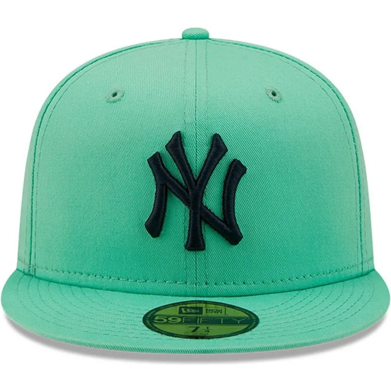 gorra-plana-azul-ajustada-con-logo-azul-marino-59fifty-league-essential-de-new-york-yankees-mlb-de-new-era
