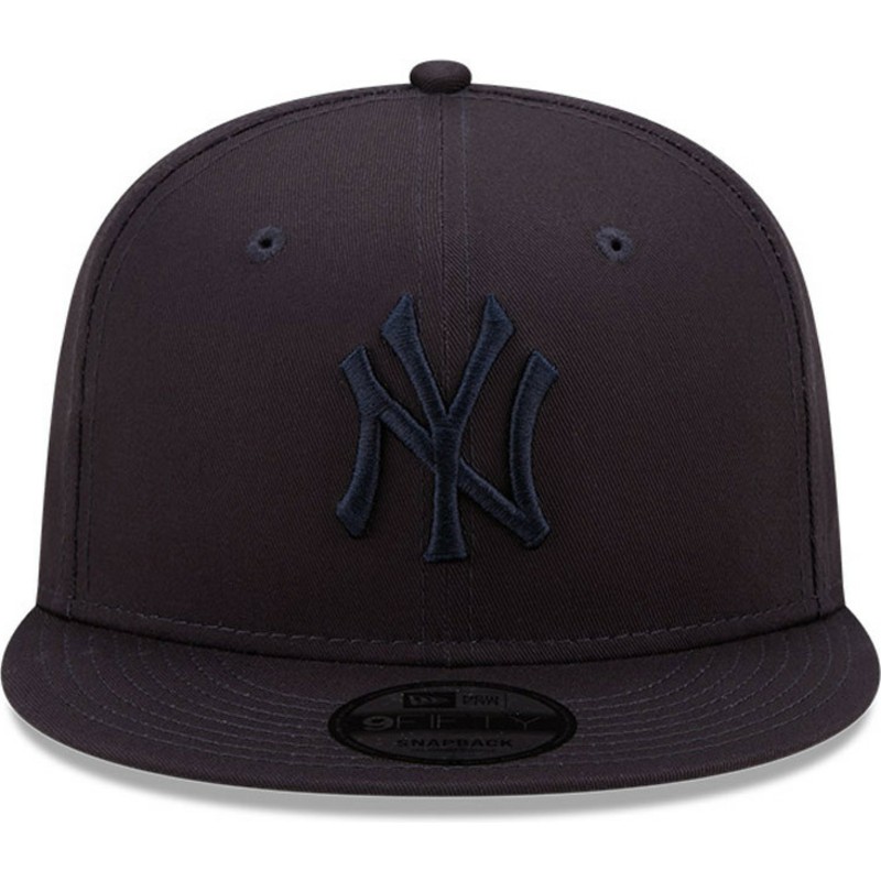 new-era-flat-brim-navy-blue-logo-9fifty-league-essential-new-york-yankees-mlb-navy-blue-snapback-cap