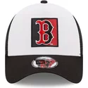 new-era-a-frame-team-patch-boston-red-sox-mlb-white-and-black-trucker-hat