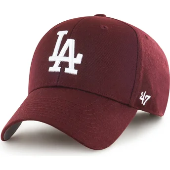 Καπέλο καμπύλης μπορντό ρυθμιζόμενο MVP των Los Angeles Dodgers MLB από την 47 Brand