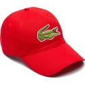 gorra-curva-roja-ajustable-contrast-strap-oversized-crocodile-de-lacoste