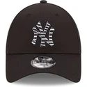 gorra-curva-negra-ajustable-9forty-infill-de-new-york-yankees-mlb-de-new-era