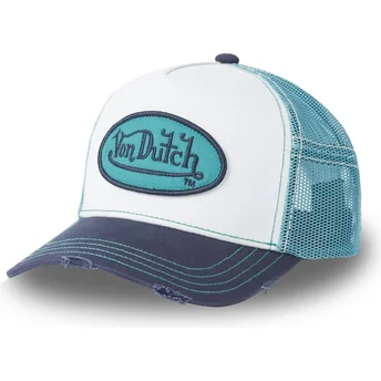Καπέλο trucker λευκό και μπλε SUM BLU της Von Dutch
