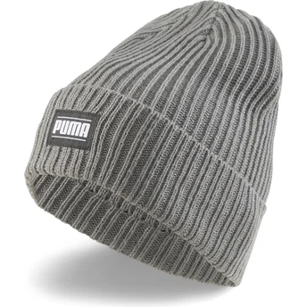 Gorro gris Ribbed Classic Cuff de Puma